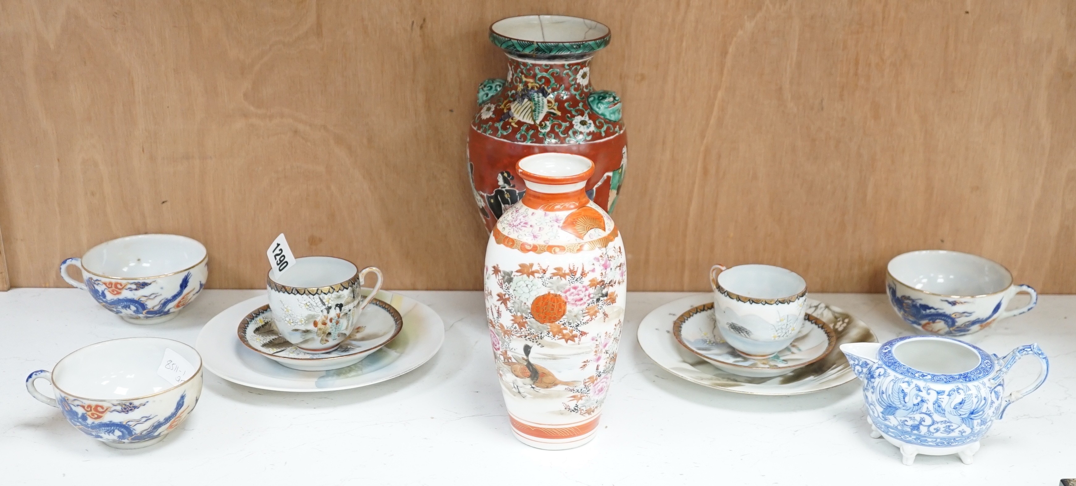 A selection or Japanese ceramics